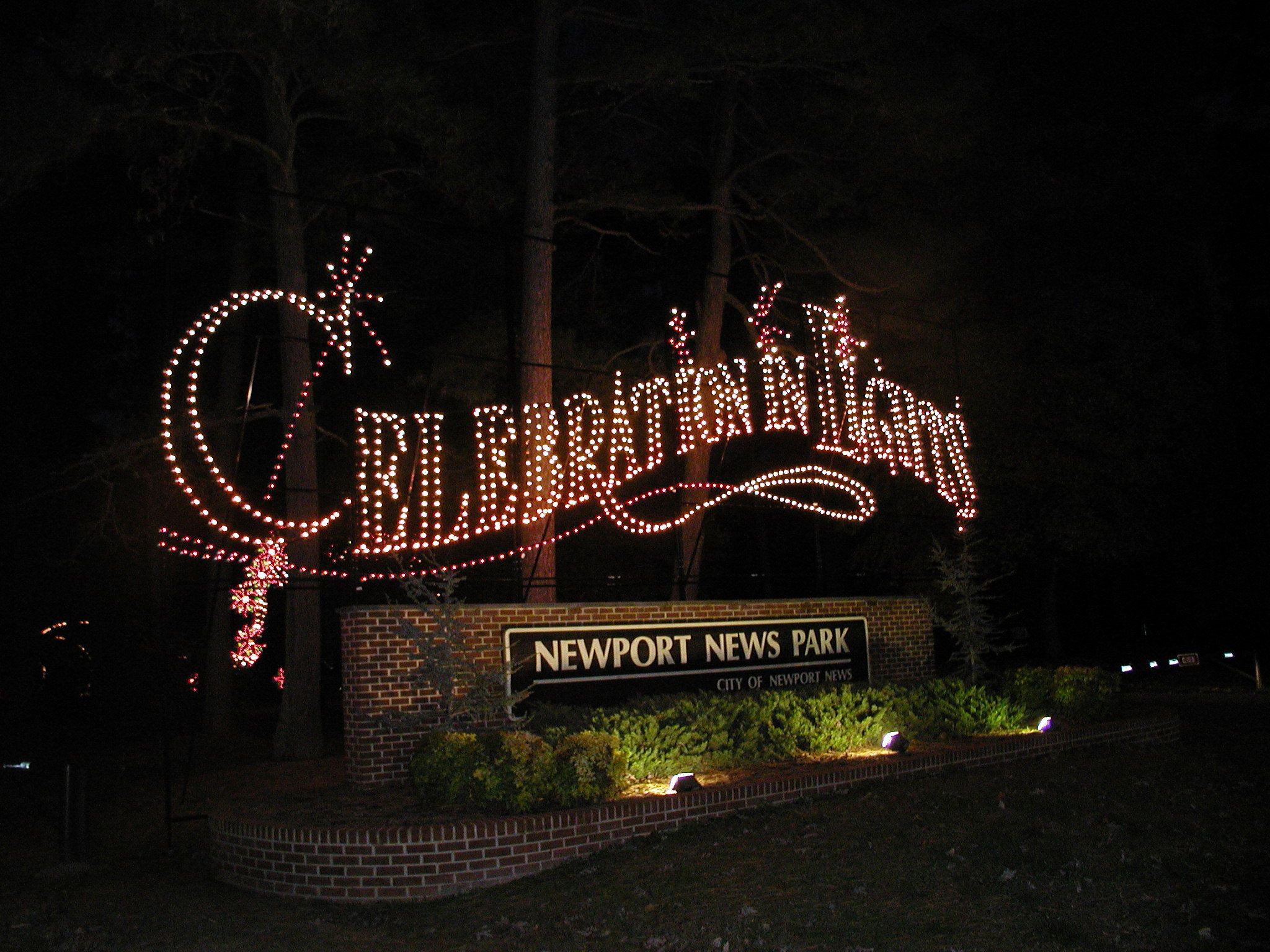 Celebration in Lights Newport News Parks & Recreation